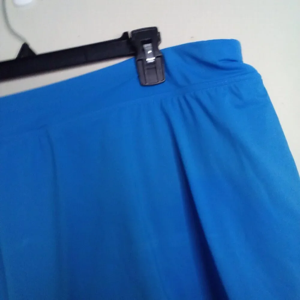 Lands' End Skort Swim Bottom Women 16 Bikini With Skirt Blue - Picture 4 of 12